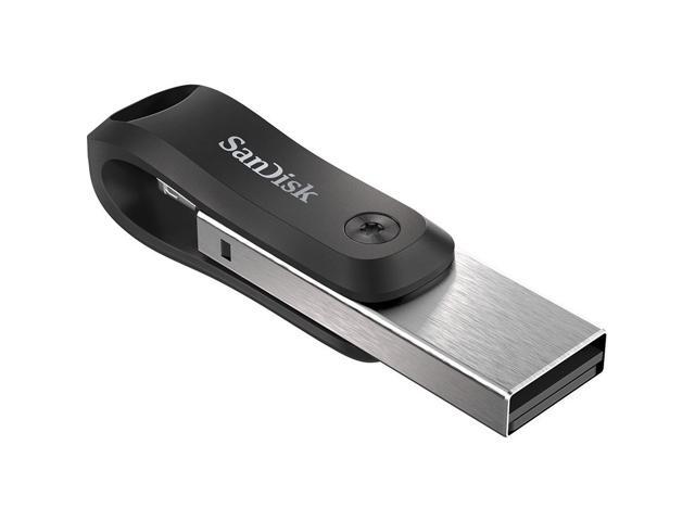 SanDisk - iXpand Flash Drive Go 256GB USB-A 3.0 to Apple Lightning for iPhone & iPad - Black / Silver - image 6