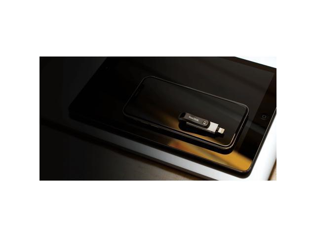 SanDisk - iXpand Flash Drive Go 256GB USB-A 3.0 to Apple Lightning for iPhone & iPad - Black / Silver - image 7