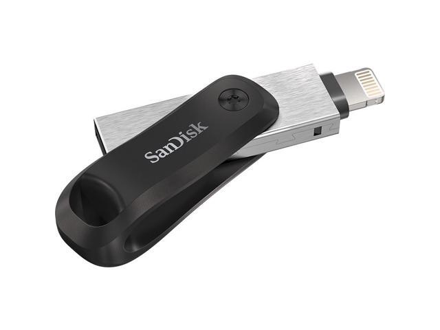 SanDisk - iXpand Flash Drive Go 256GB USB-A 3.0 to Apple Lightning for iPhone & iPad - Black / Silver - image 4