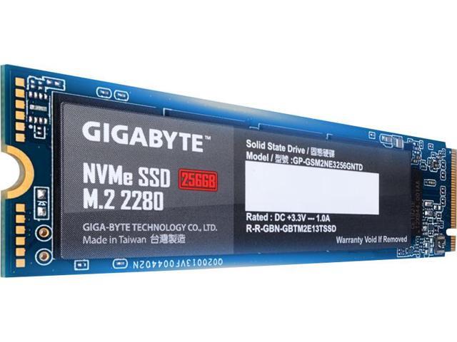Gigabyte GP-GSM2NE3256GNTD 256GB Solid State Drive - M.2 2280 Internal - PCI Express NVMe (PCI Express NVMe 3.0 x4) - Desktop PC Device Supported -...