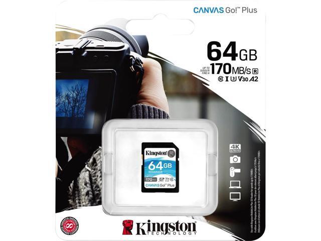 Kingston Canvas Go! Plus 64 Gb Class 10/Uhs-I (U3) Sdxc