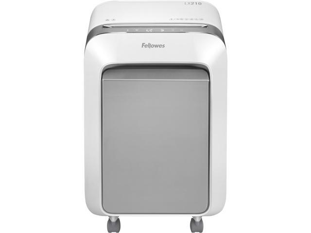 Fellowes - 5015301 - Fellowes Powershred LX210 Micro-Cut Shredder (White) - Micro Cut - 16 Per Pass - for shredding