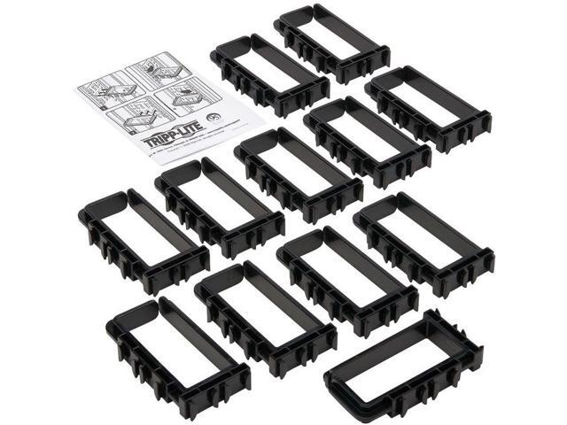 Tripp Lite Cable Management D-Rings Rack Enclosures Button Mount 2X4in 12Pk