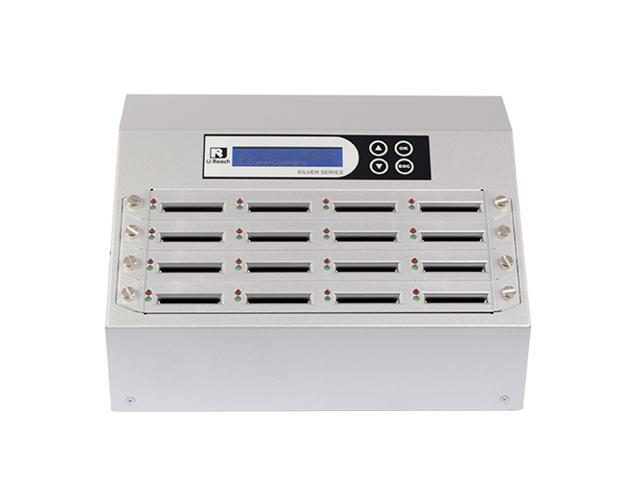 Intelligent 9 Series (CF916S) - Silver Standard 1 - 15 Target CF/ CFast Compact Flash Memory Duplicator - Ultra High Speed(3.9 GB /Mins)