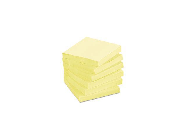 Post-It Greener Notes Note,Post-It,3x3,12/Pk,Yw 654RPYW