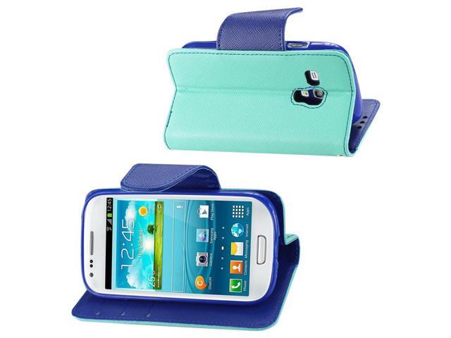 Reiko Free Stand Wallet Case For Samsung Galaxy S III Mini