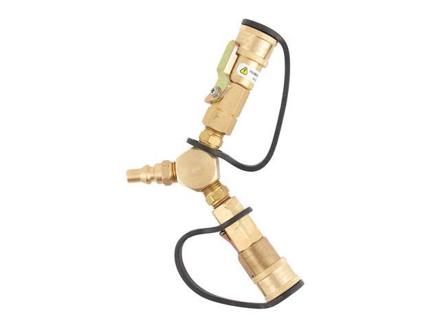 AP PRODUCTS PROPANE 'Y' ADAPTER W/SHUT OFF ME23YP