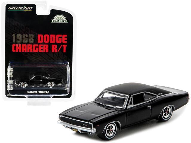 1968 Dodge Charger R/T Black 'Hobby Exclusive' 1/64 Diecast Model Car by Greenlight