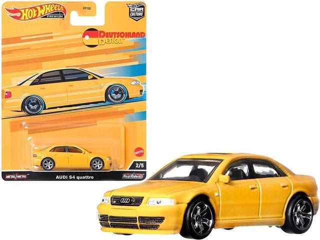 Audi S4 Quattro with Sunroof Yellow 'Deutschland Design' Series Diecast Model Car by Hot Wheels