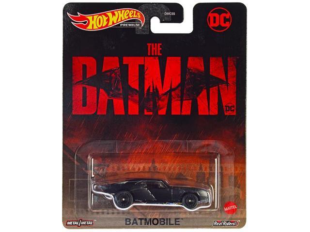 Batmobile Matt Black 'The Batman' (2022) Movie 'DC Comics' Diecast Model Car by Hot Wheels