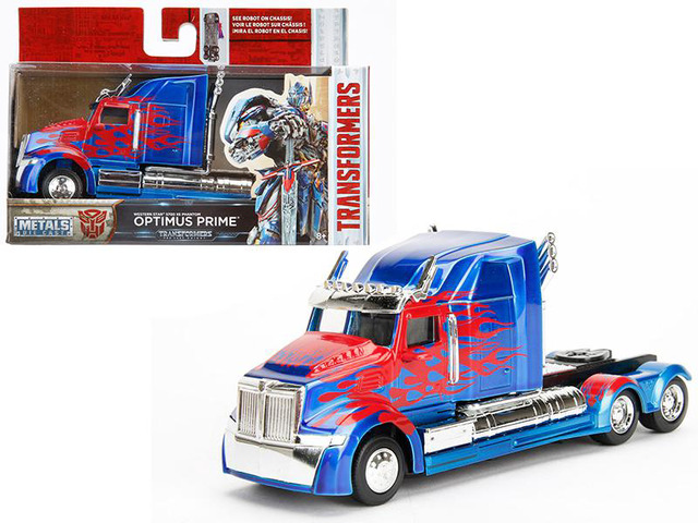 Western Star 5700 XE Phantom Truck Tractor Optimus Prime 'Transformers: The Last Knight' (2017) Movie 'Hollywood Rides' Series 1/32 Diecast Model...