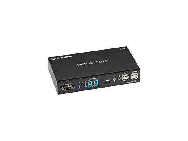 Black Box MediaCento IPX 4K Receiver - HDMI- USB- Serial- IR- Audio - 1 Computer(s (VXHDMI4KIPRX) - image 7