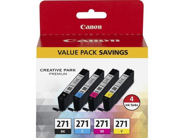 Canon - 271 Value Pack Standard Capacity Ink Cartridges - Black/Cyan/Magenta/Yellow - image 3