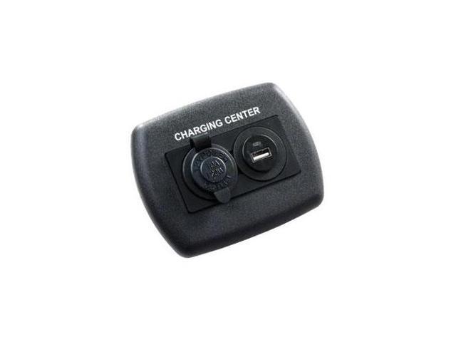 JR PRODUCTS J4515095 USB CHARGNG CNTR BLACK