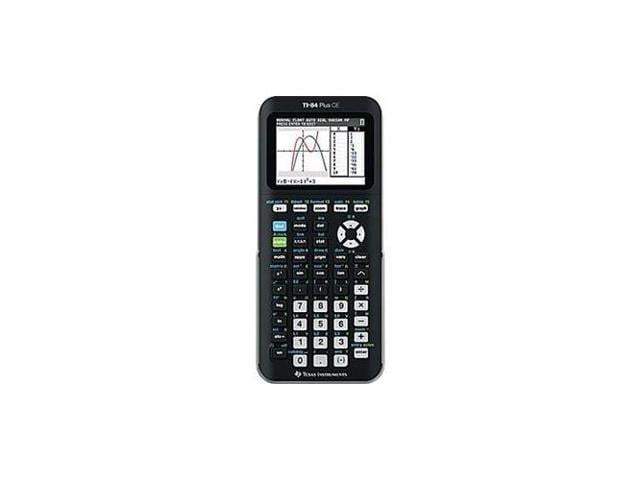Photos - Calculator TEXAS Ti84 Plus Ce Graphing Black 84PLCE/TBL/1L1 