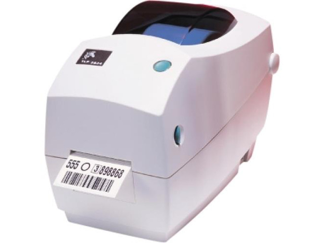 Zebra 282P-101511-000 TLP 2824 Plus Direct Thermal/Thermal Transfer Printer - Monochrome /4 in/s Mono - 203 dpi - Fast Ethernet - USB