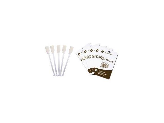 Evolis ACL001 ZENIUS and PRIMACY CLEANING KIT- 5 ADHESIVE CARDS, 5 SWABS
