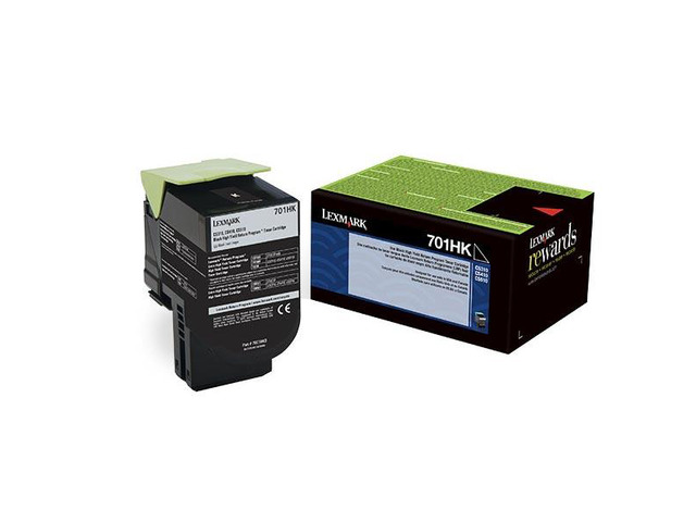 Lexmark 70C0HKG CS310 CS410 CS510 High Yield Black Return Program Toner Cartridge for US Government (4 000 Yield) (TAA Compliant Version of...