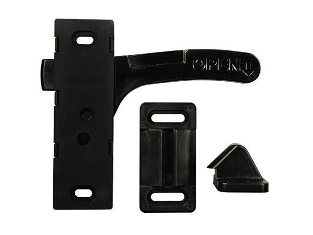 JR PRODUCTS 06-11865 J R Products 06-11865 Screen Door Latch Black