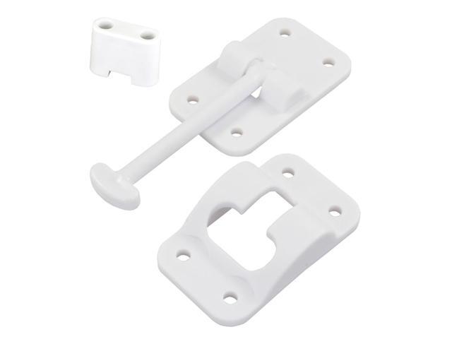 JR PRODUCTS 10414B JR Products 10414B T-Style Door Holder with Bumper - 3-1/2'