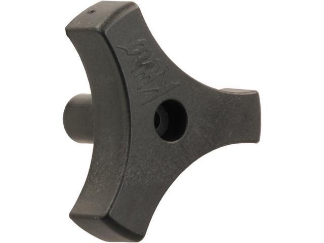 JR PRODUCTS 20175 JR Products 20175 Tri-Lug Window Knob - 9/16', Black