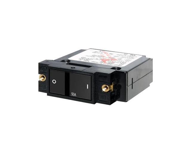 BLUE SEA SYSTEMS BS-7408 Breaker, A, 1 Pole Flat Rocker AC/DC 50A