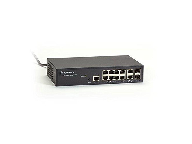 BLACK BOX CORPORATION LGB1110A Gigabit Managed Ethernet Switch 10-Ports