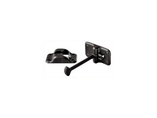 RV DESIGNER COLLECTION E232 RV Designer E232 Plastic T-Style Entry Door Holder - Black, 3-1/2'