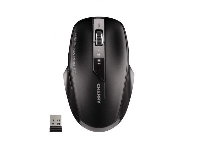 CHERRY JW-T0320 MW 2310 2.0 MOUSE BLACK 2.4 GHZ WIRELESS 6 BUTTON