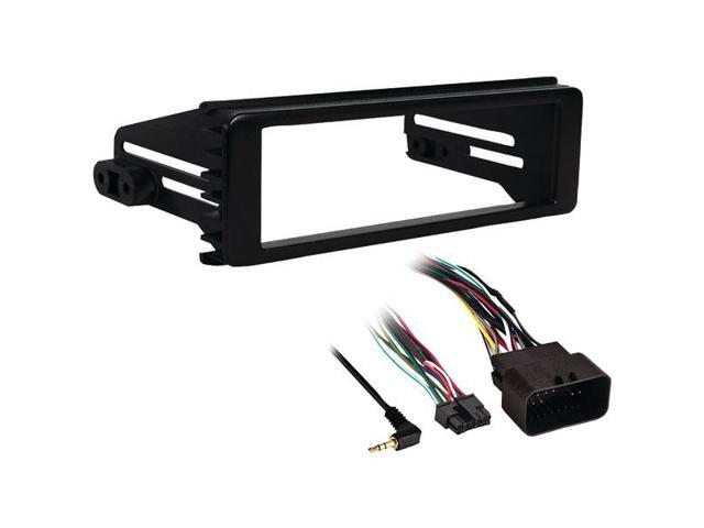 Metra - Dash Kit for Select 1996-2013 Harley Electra/Street Glide Road DIN - Black - image 3