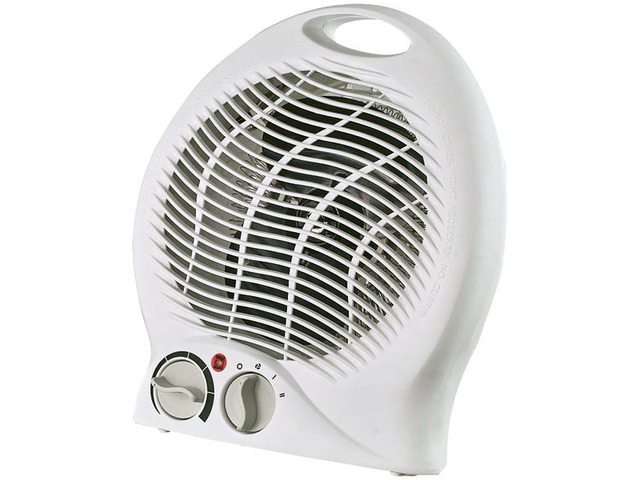 Optimus Heater Fan Portable with Thermostat - White - H1322