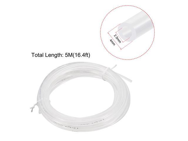 Pneumatic Tubing, 4mm OD x 2.5mm ID x 5m Air Brake Tubing Nylon Air Line Hose Clear