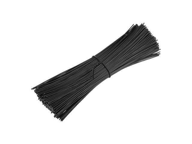 6 Inches Metallic Twist Ties Reusable Cable Cord Wire Ties Black 500pcs