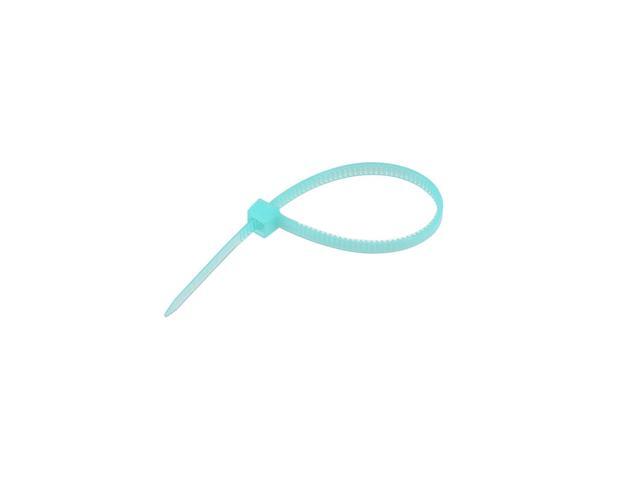 Cable Zip Ties 100mmx2.5mm Self-Locking Nylon Tie Wraps Sky-Blue 100pcs