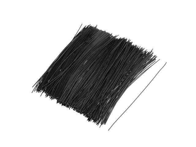 6 Inches Metallic Twist Ties Reusable Cable Cord Wire Ties Black 500pcs