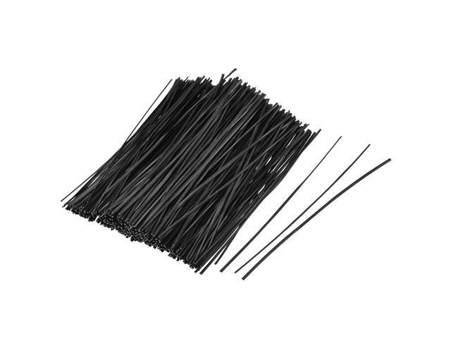4 Inches Plastic Twist Ties Reusable Cable Cord Wire Ties Black 500pcs