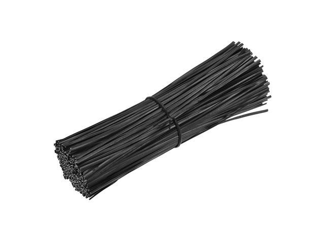 4 Inches Plastic Twist Ties Reusable Cable Cord Wire Ties Black 500pcs