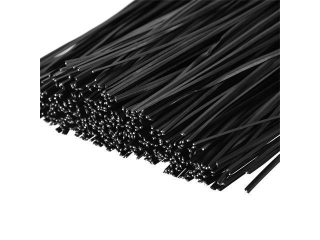 4 Inches Plastic Twist Ties Reusable Cable Cord Wire Ties Black 500pcs