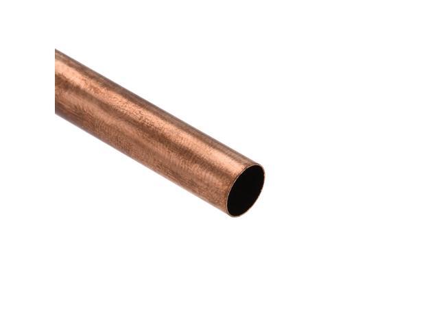 Copper Round Tube 8mm OD 0.2mm Wall Thickness 300mm Length Hollow Straight Pipe Tubing
