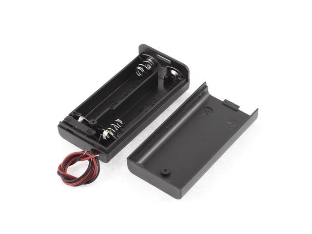 Dual Wires ON/OFF Switch 2 x 1.5V AA Battery Holder Case Box