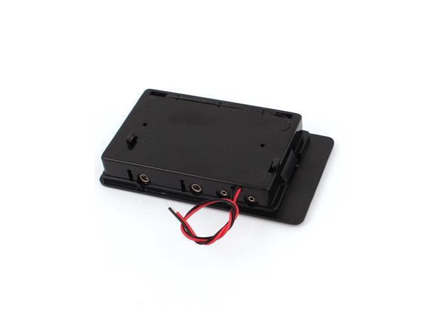 Plastic In Series 6 x AA 1.5V Battery Holder Storage Case w Cover