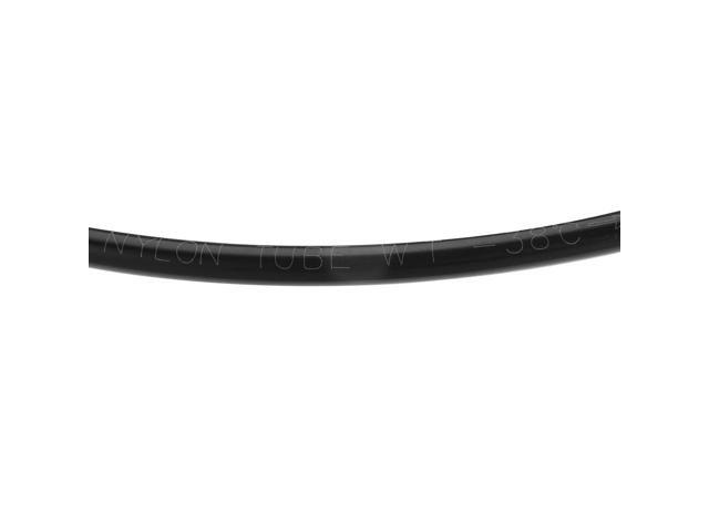 Nylon Line Hose Tube, 3mm(0.11') ID x 5mm(0.19') OD 3 M PA6 Nylon Tube Pneumatic Air Brake Tubing for Fluid Transfer Black