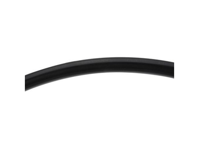 Nylon Line Hose Tube, 10mm(0.39') ID x 12mm(0.47') OD 3 M PA6 Nylon Tube Pneumatic Air Brake Tubing for Fluid Transfer Black