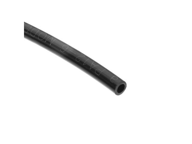 Nylon Line Hose Tube, 3mm(0.11') ID x 5mm(0.19') OD 3 M PA6 Nylon Tube Pneumatic Air Brake Tubing for Fluid Transfer Black