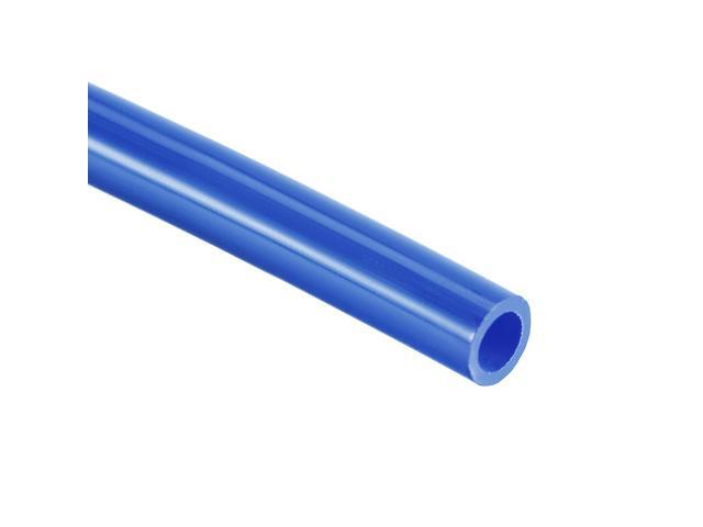 Nylon Line Hose Tube, 4mm(0.15') ID x 6mm(0.23') OD 2m PA12 Nylon Tube for Air Line Brake Fluid Transfer Blue