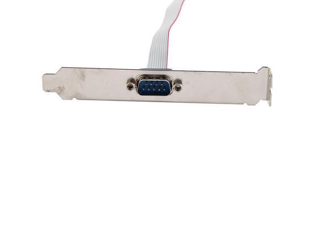 Serial Port 9 Pins to IDC 10 Pins Adapter Connector Cable for Motherboard