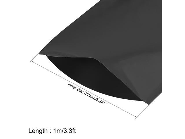 Battery Wrap, 210mm Flat Width 133mm Dia 1m Heat Shrink Tube Wraps for Big Battery Pack Black