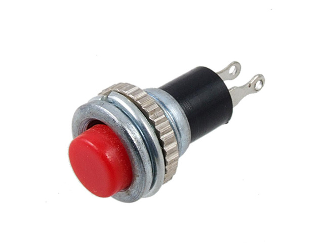 Red Cap Momentary N/O OFF-(ON) Car Boat 3V/6V/9V/12V Push Button Switch