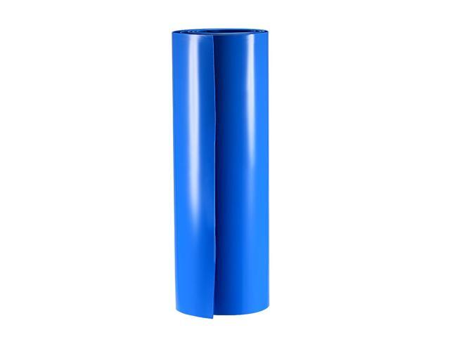 Battery Wrap, 240mm Flat Width 153mm Dia 1m Heat Shrink Tube Wraps for Big Battery Pack Blue