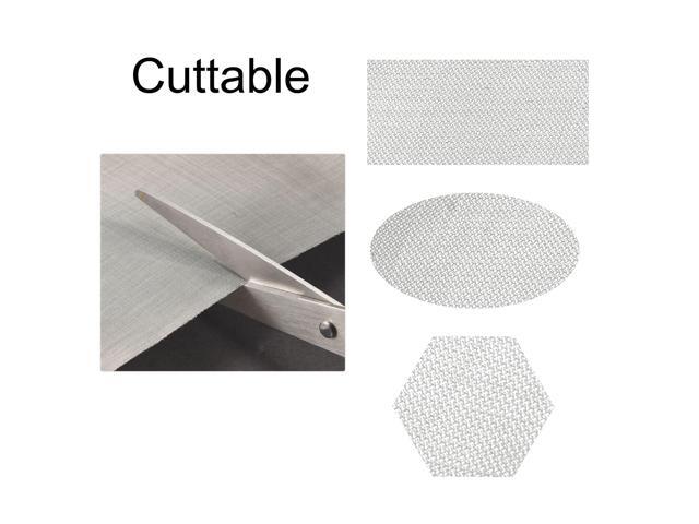 Woven Wire Mesh 13'x12' 330x305mm, 200 Mesh 304 Stainless Steel Filter Screen Sheet, for Computer Cooling Fan Air Ventilation Cabinet
